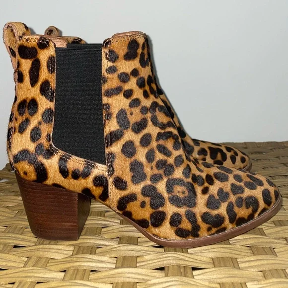 Madewell “The Regan Boot” in Leopard Calf Hair - Picture 8 of 9